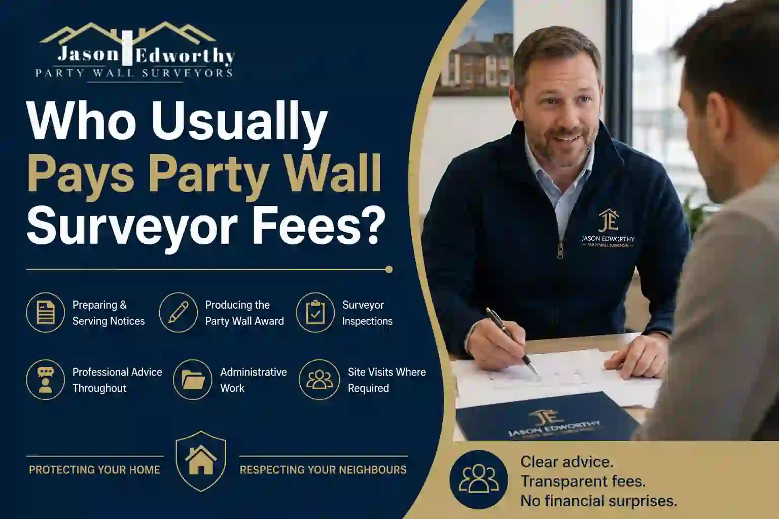 Who Usually Pays Party Wall Surveyor Fees Lytham St Annes?